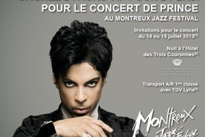 Bon plan : Gagnez vos places pour voir Prince au Montreux Jazz Festival ! Bon plan : Gagnez vos places pour voir Prince au Montreux Jazz Festival !