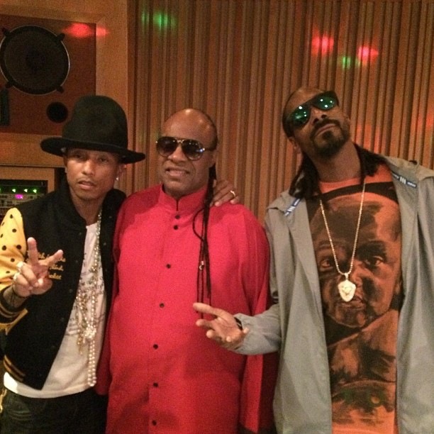 Snoop+Dogg+Stevie+Wonder+Pharrell+Williams